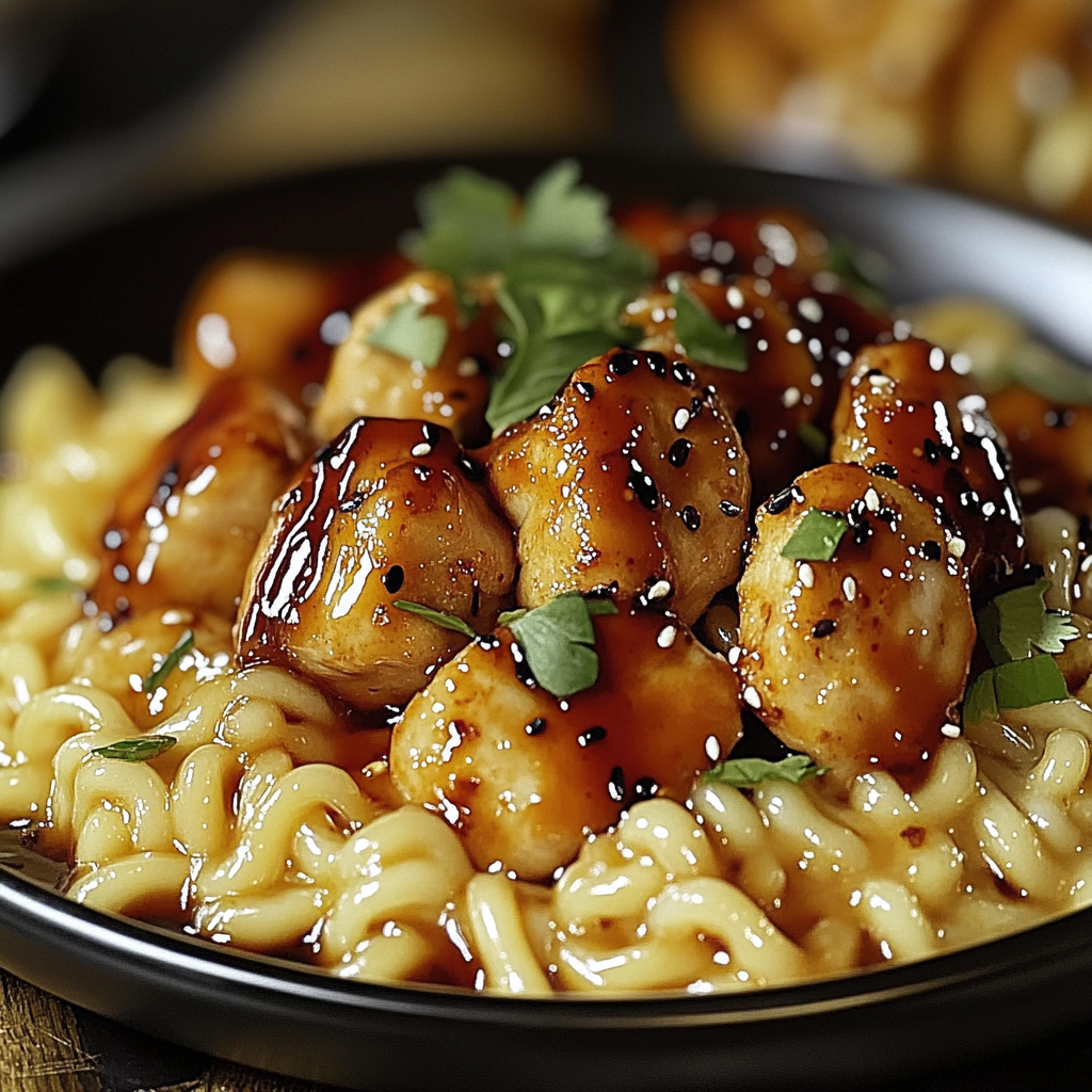 Recipe preparation for Sweet and Spicy Chicken Meal