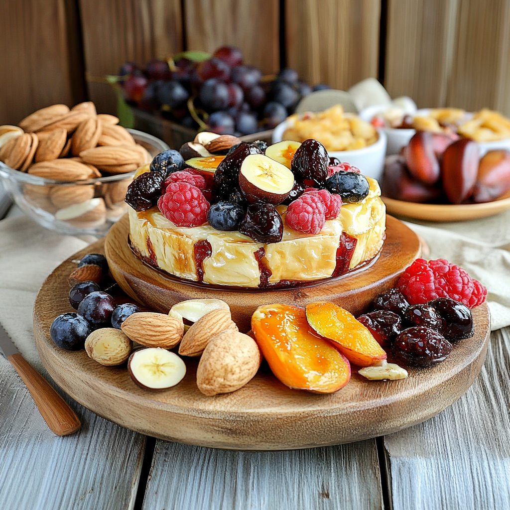 Recipe preparation for Fruit + nuts