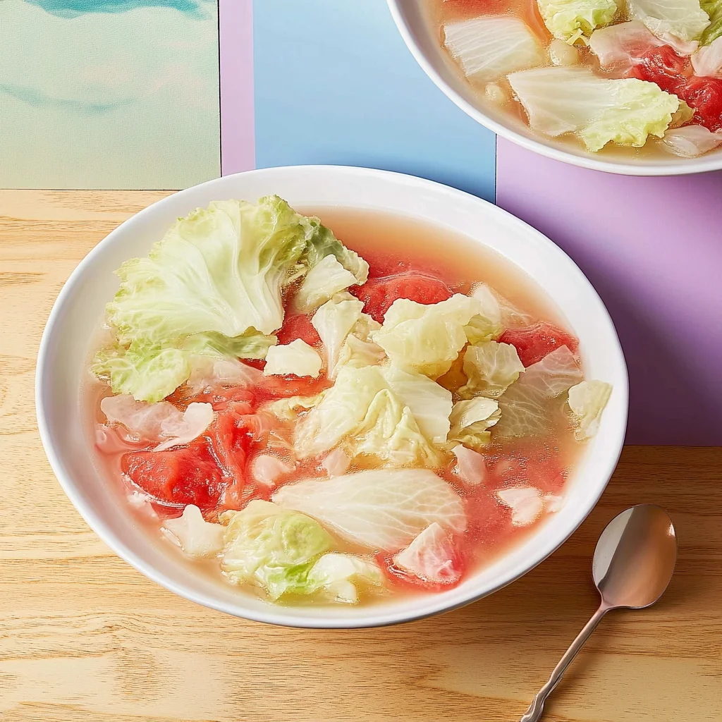 Recipe preparation for Cabbage Soup Recipe 