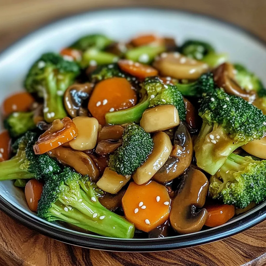 Recipe preparation for Garlic Butter Stir-Fried Vegetables