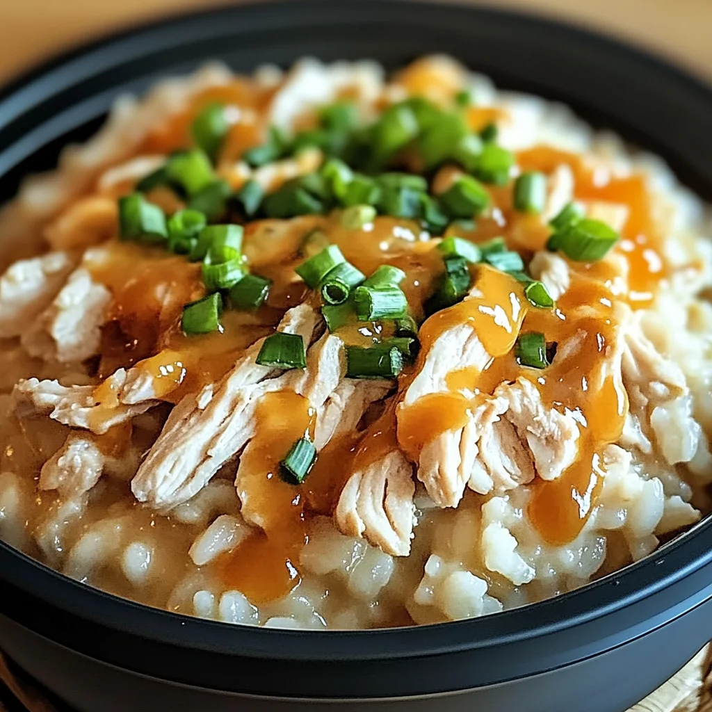 Recipe preparation for Slow Cooker Crack Chicken Rice