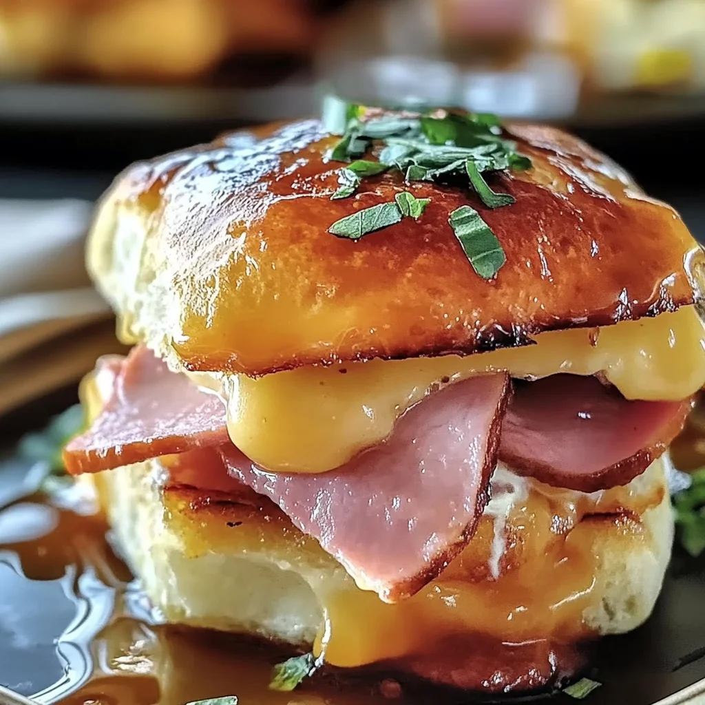 Recipe preparation for Monte Cristo Ham Sliders