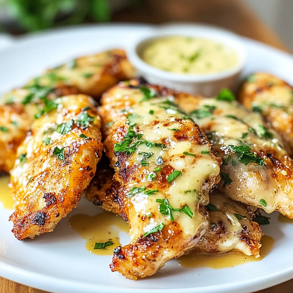 Recipe preparation for Lemon Garlic Parmesan Chicken Tenders Recipe