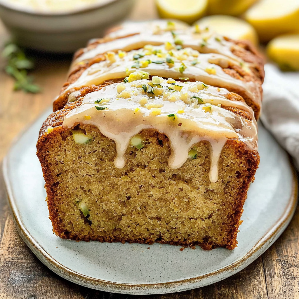 Recipe preparation for Lemon Zucchini Bread