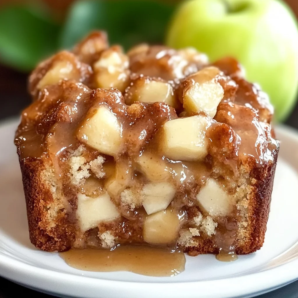 Recipe preparation for apple fritter bread