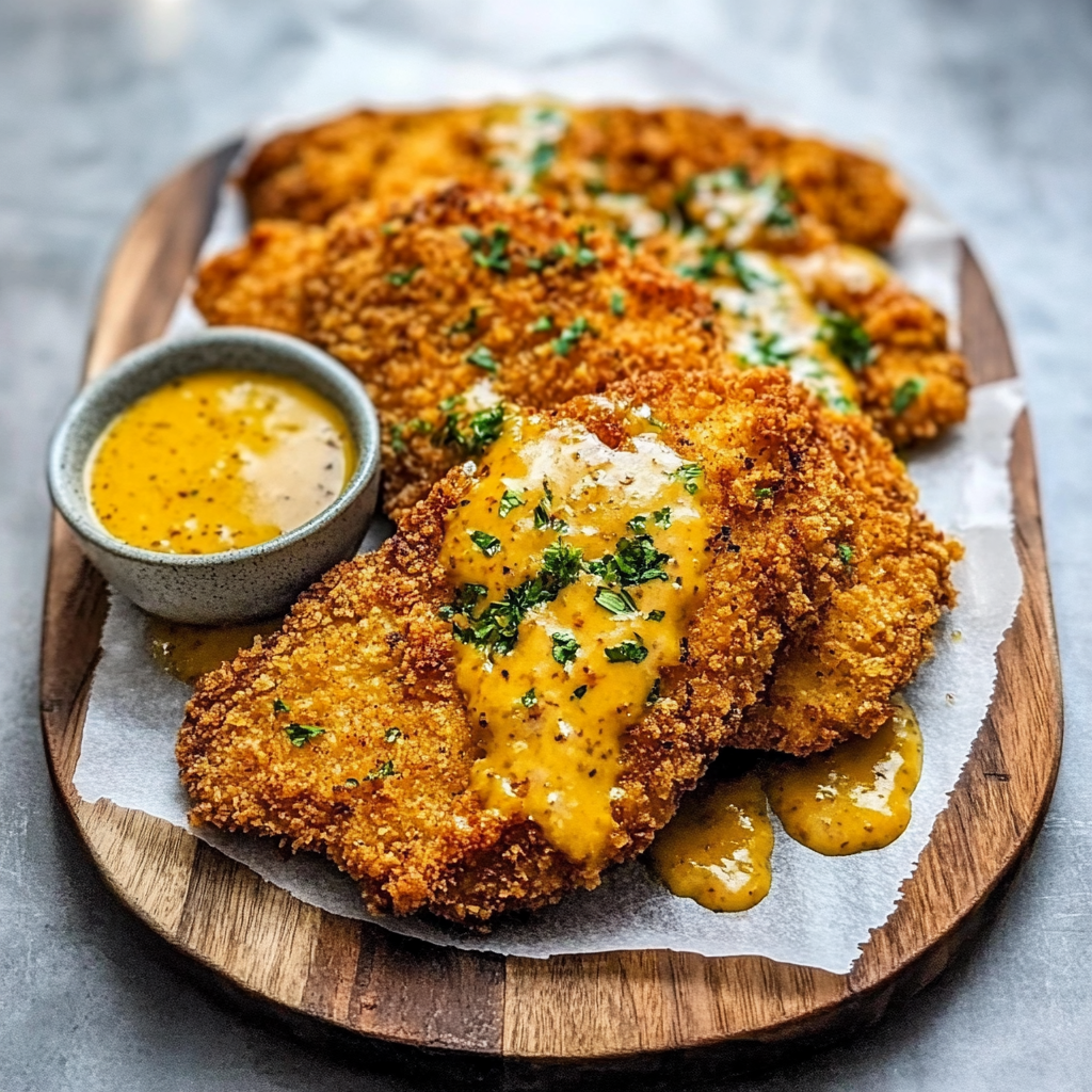 Recipe preparation for Easy Breaded Air Fryer Chicken Cutlets Recipe