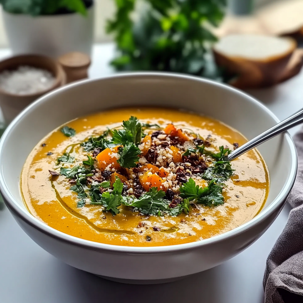 Recipe preparation for roasted veggie soup