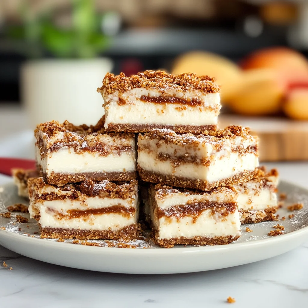 Recipe preparation for Snickerdoodle Cheesecake Bars