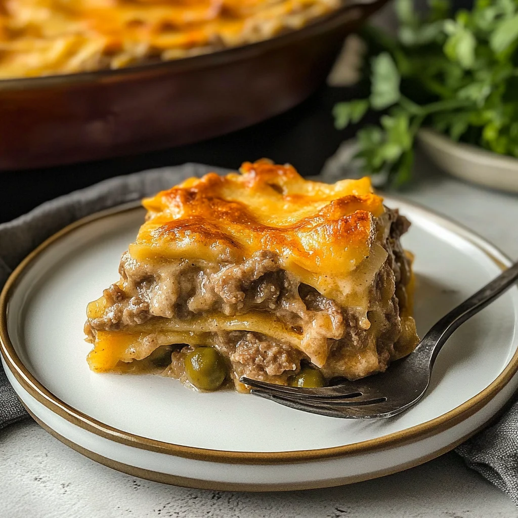 Recipe preparation for Easy Hobo Casserole Bake