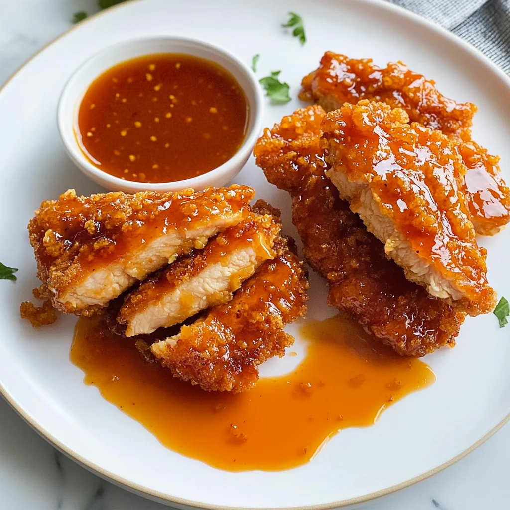 Recipe preparation for Incredible Hot Honey Chicken