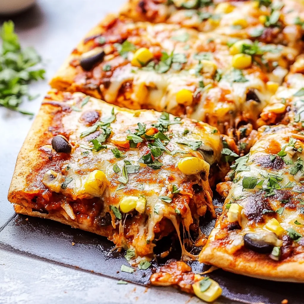 Recipe preparation for Pizza Enchiladas