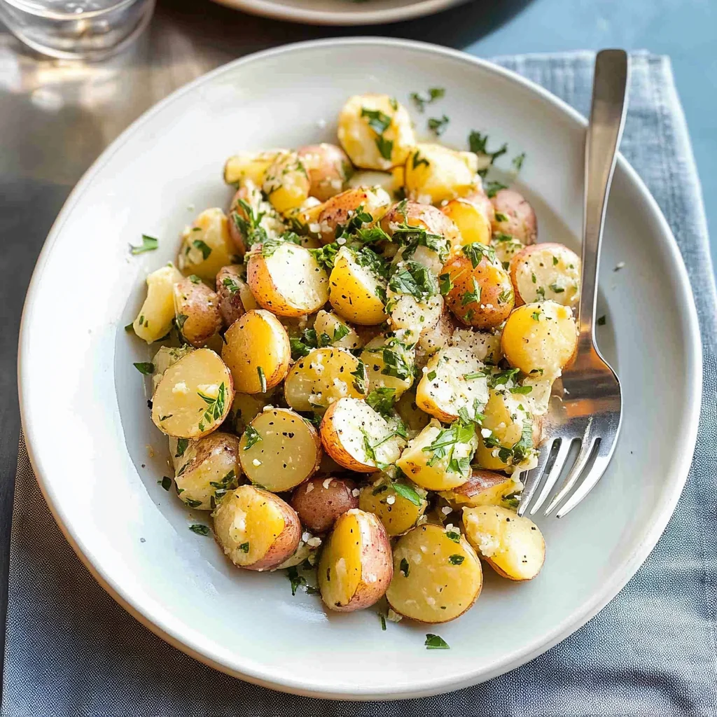 Recipe preparation for Coconut Potato Salad