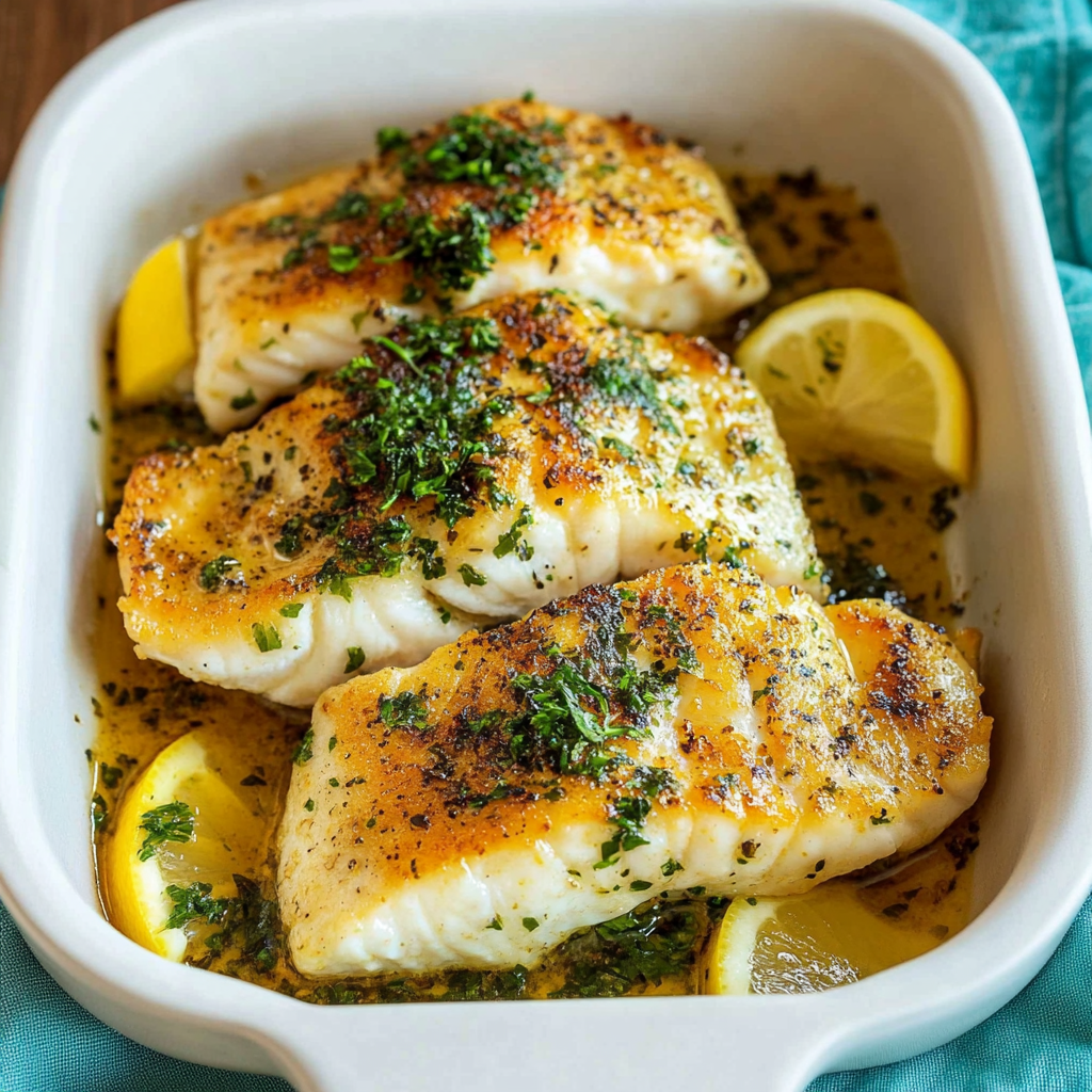 Recipe preparation for Quick Baked Cod