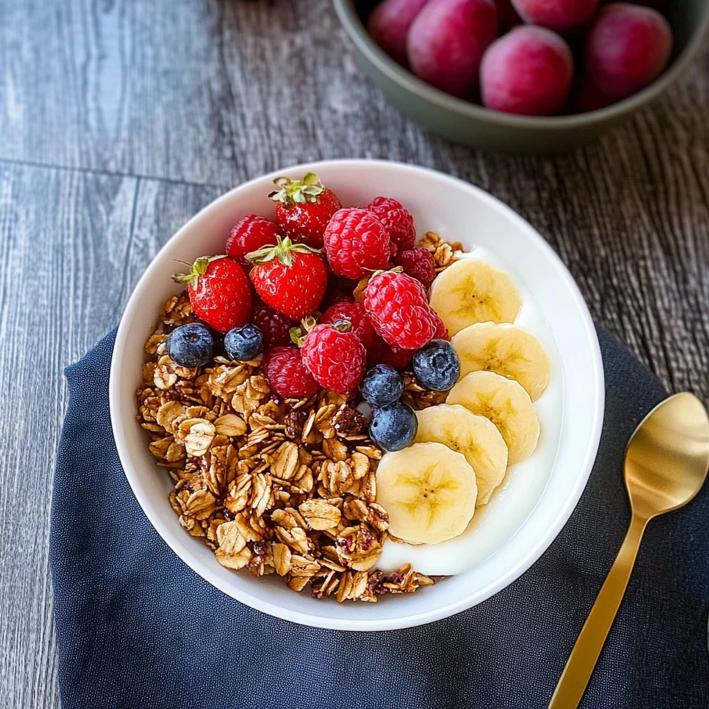 Recipe preparation for Creamy Granola