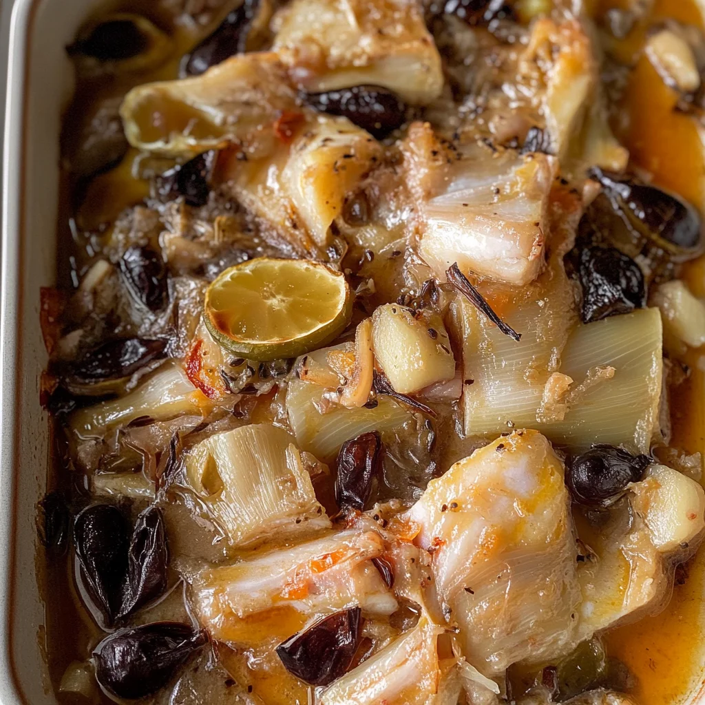 Recipe preparation for Gourmet Banana Baked Cod