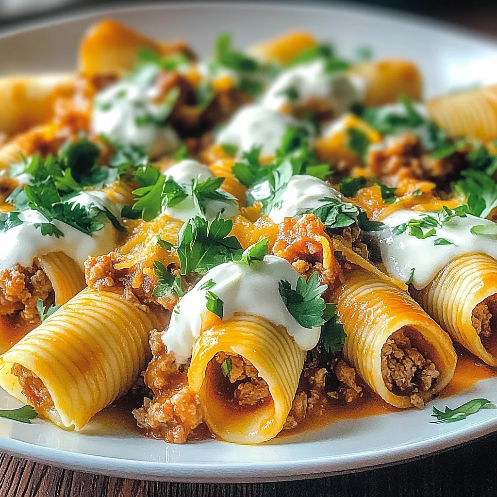 Recipe preparation for cheesy taco shells bake