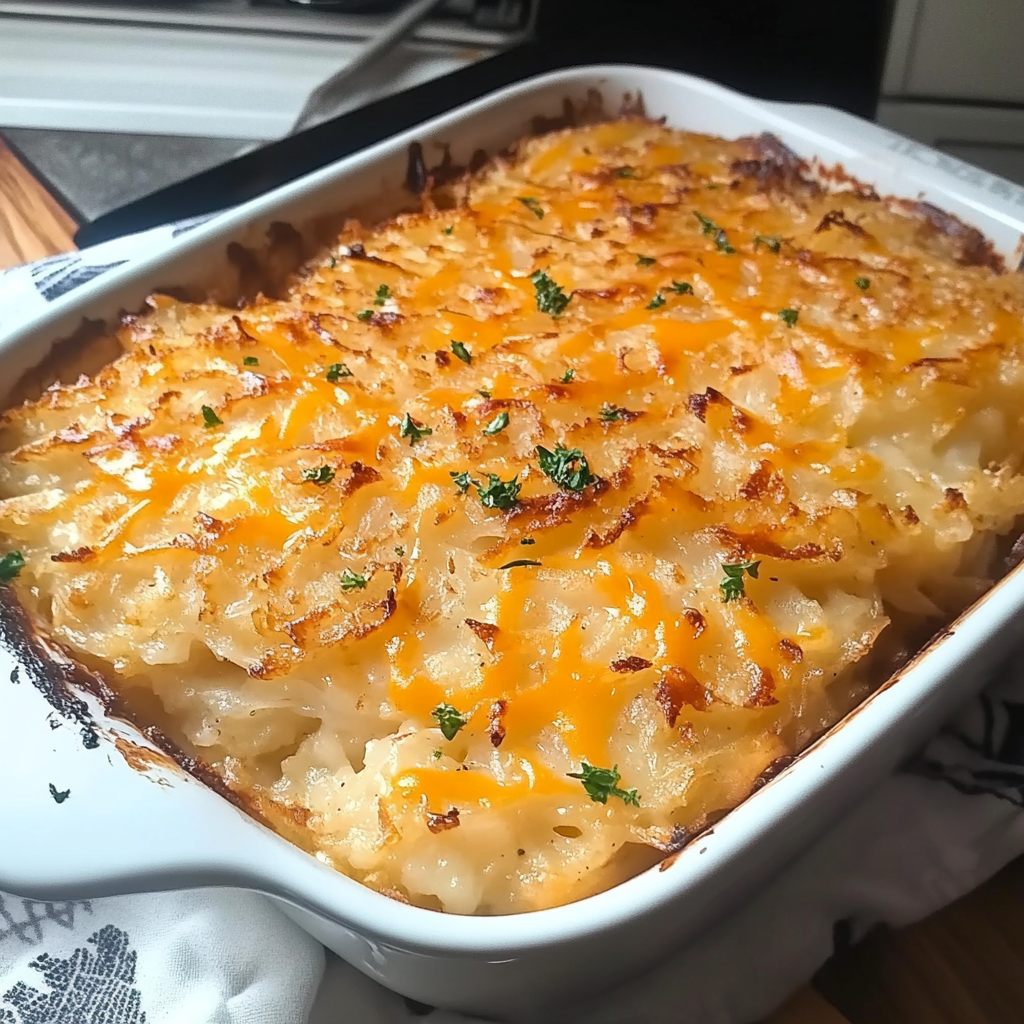 Recipe preparation for Effortless Cracker Barrel Hash Browns