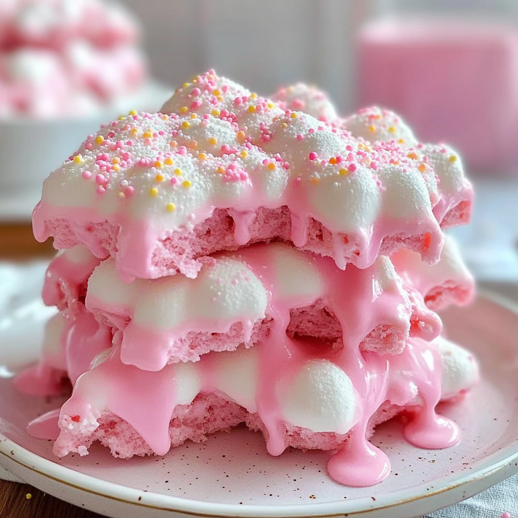 Recipe preparation for Bubblegum Slices