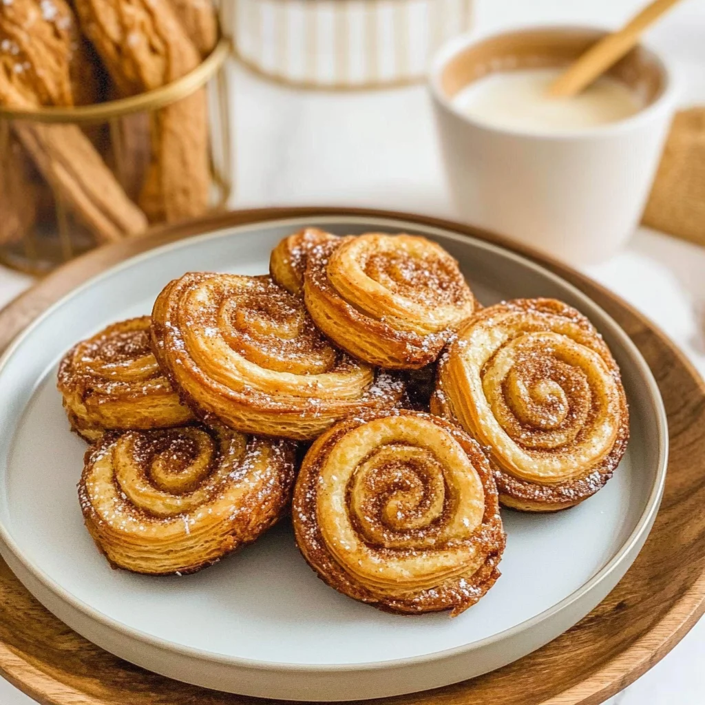 Recipe preparation for Cinnamon Palmiers
