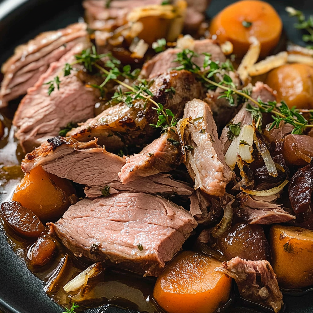 Recipe preparation for Crockpot Pork Roast