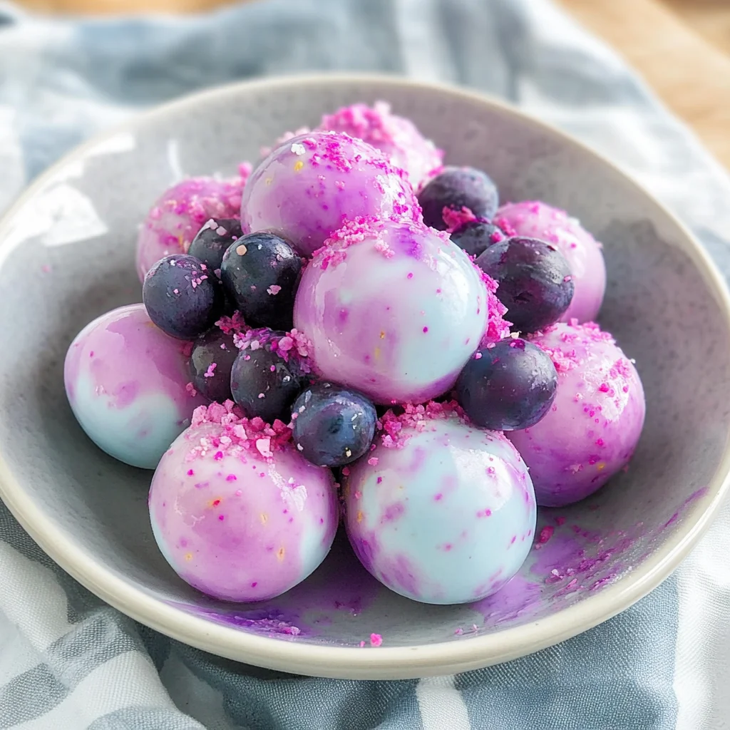 Recipe preparation for Galaxy Grapes