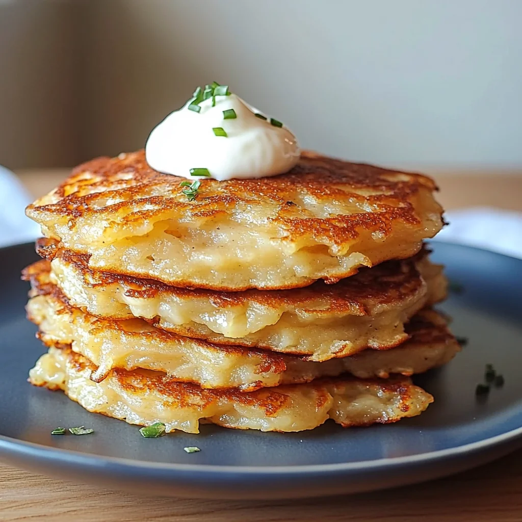Recipe preparation for German Potato Pancakes