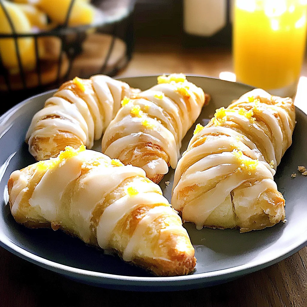Recipe preparation for Cheesecake Crescent Rolls