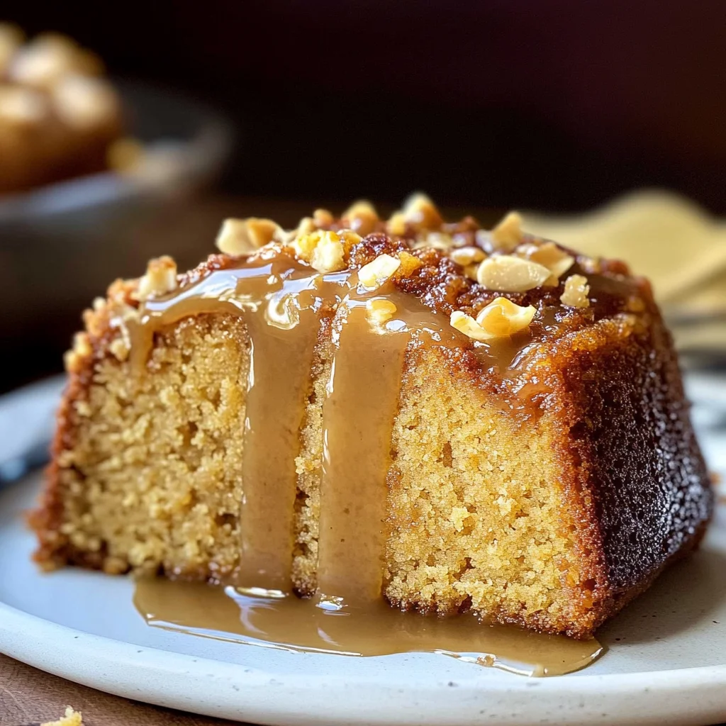 Recipe preparation for Sweet Potato Butter Cake