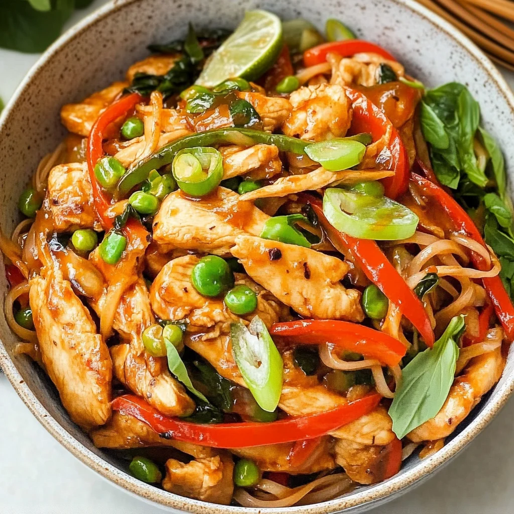 Recipe preparation for Chinese Chicken Stir-Fry Dish