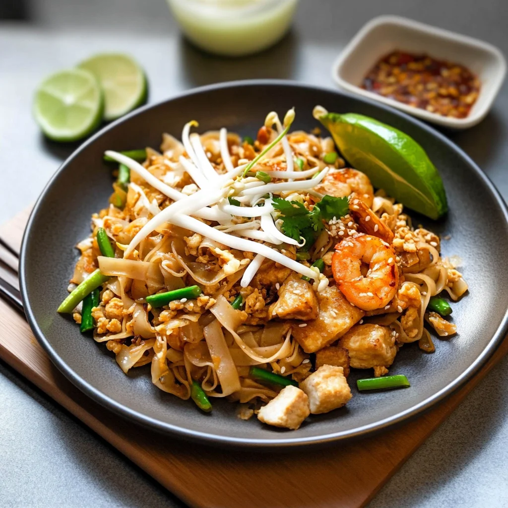 Recipe preparation for Stir-Fried Thai Pad Thai