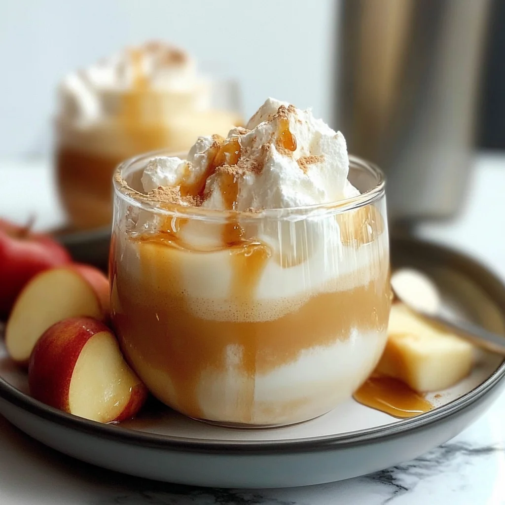 Recipe preparation for Apple Cider Floats