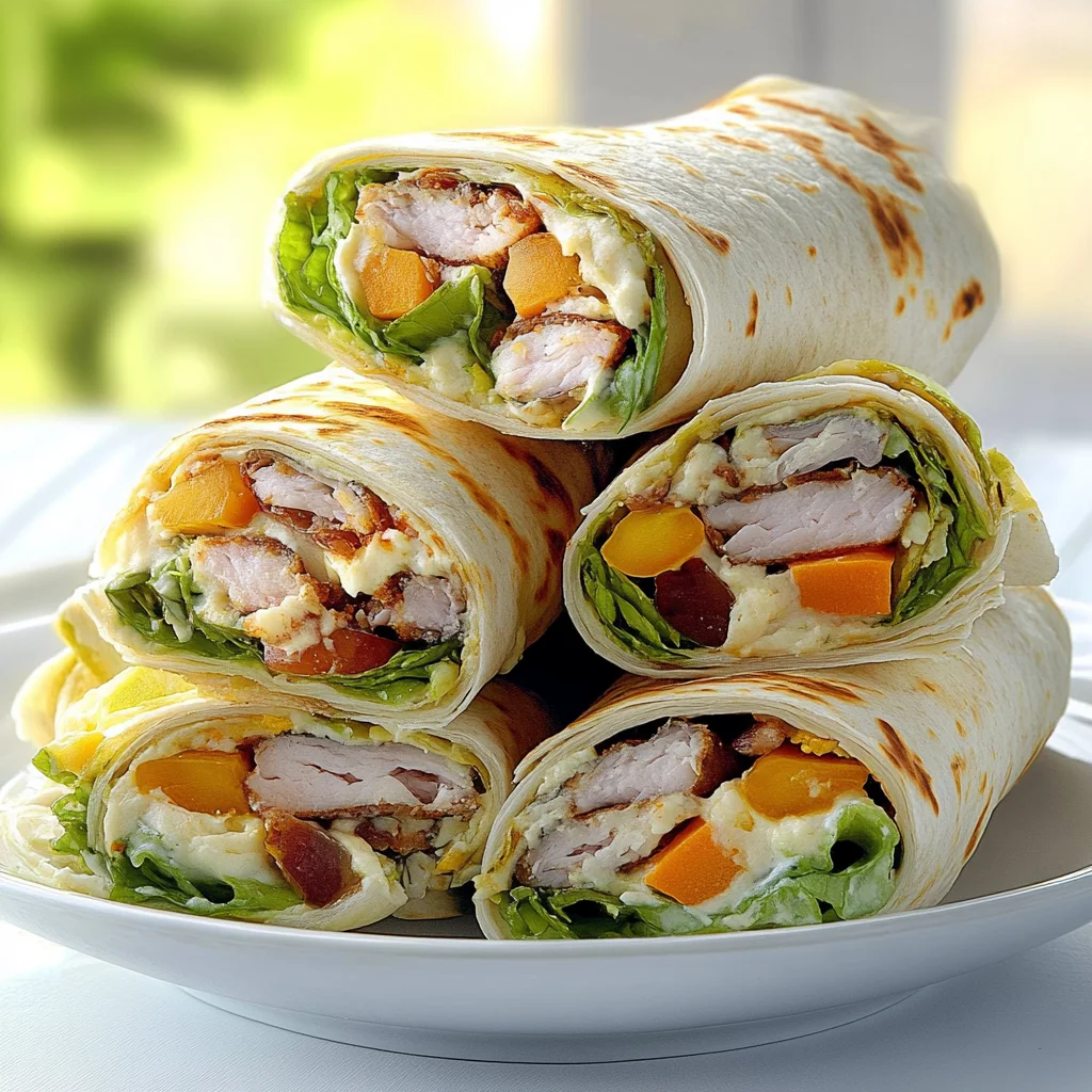 Recipe preparation for Easy Wraps for Busy Days – School Lunch Ideas