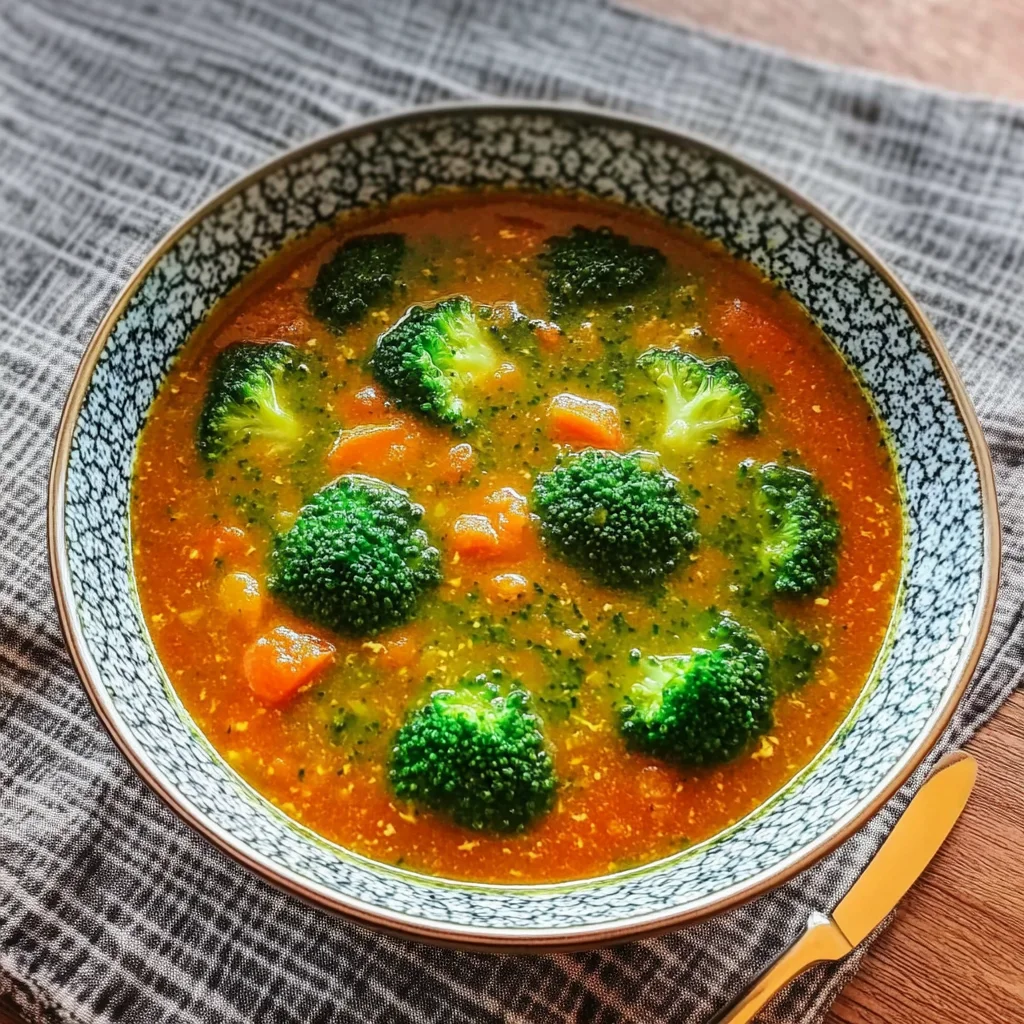 Recipe preparation for Broccoli Tomato Soup