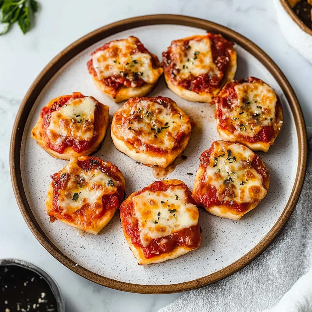 Recipe preparation for Homemade Pizza Bites