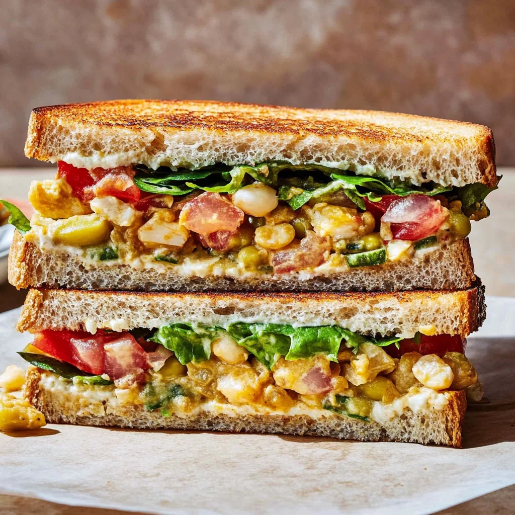 Recipe preparation for Veggie-Packed Sandwiches – Nutritious School Lunch Ideas