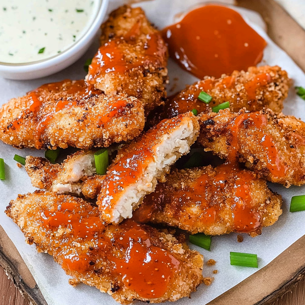 Recipe preparation for Irresistible Homemade Chicken Tenders