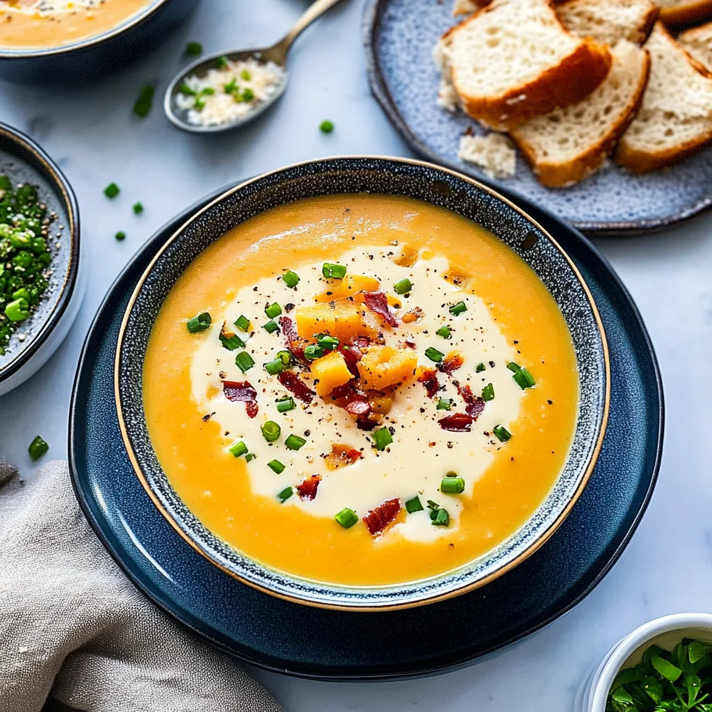 Recipe preparation for Savory Potato Soup