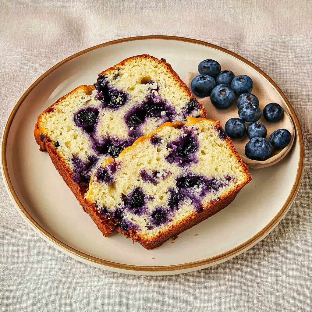 Recipe preparation for Blueberry Bread