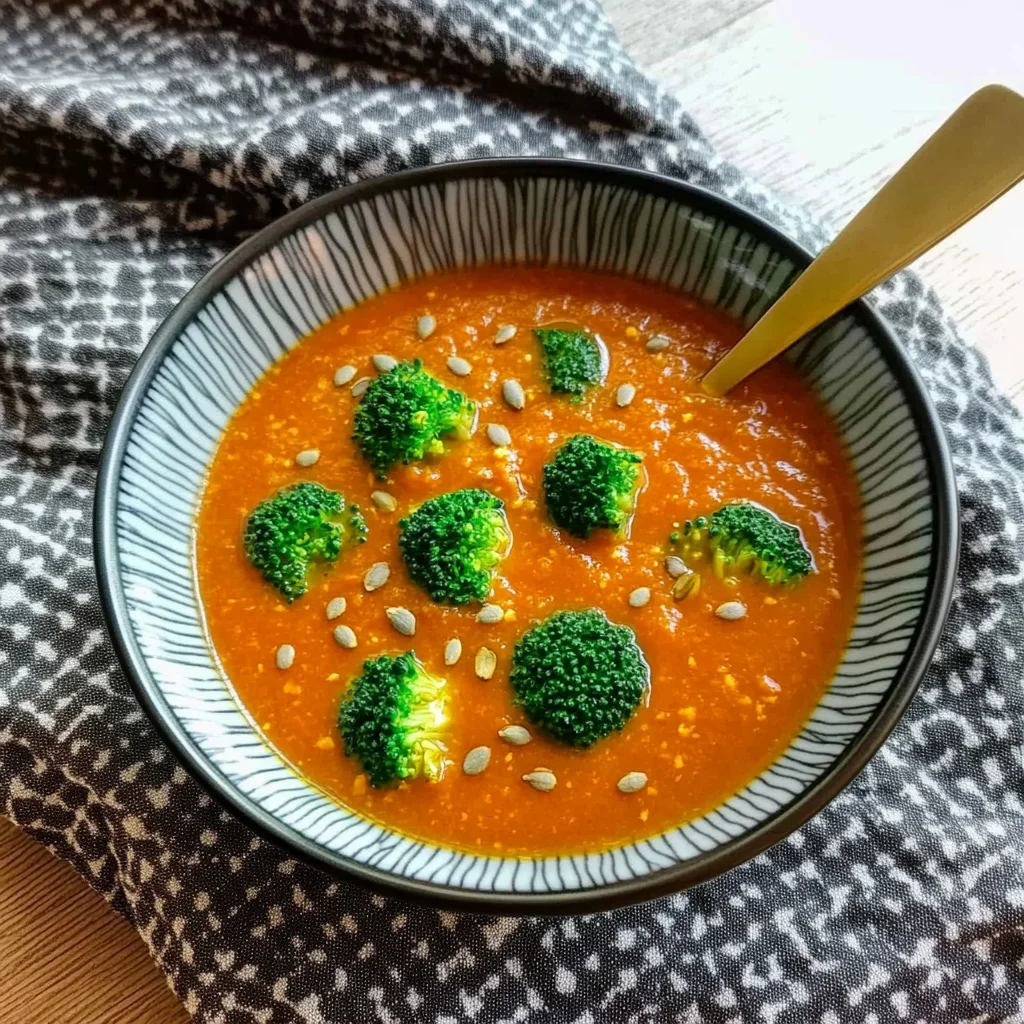 Recipe preparation for Broccoli Tomato Soup