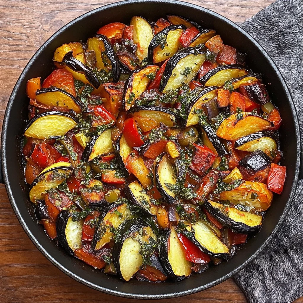 Recipe preparation for Summer Vegetable Ratatouille
