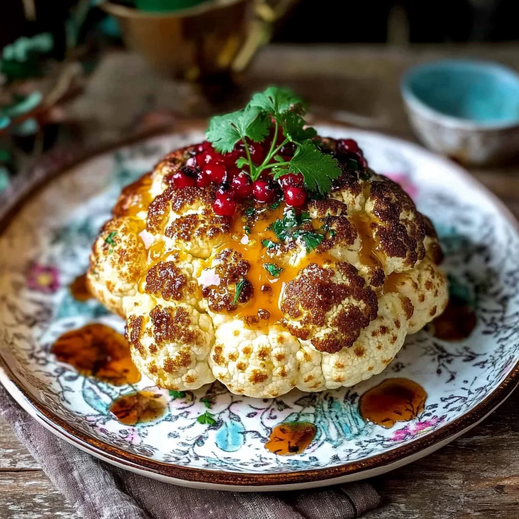 Recipe preparation for Cauliflower Halloween Treats