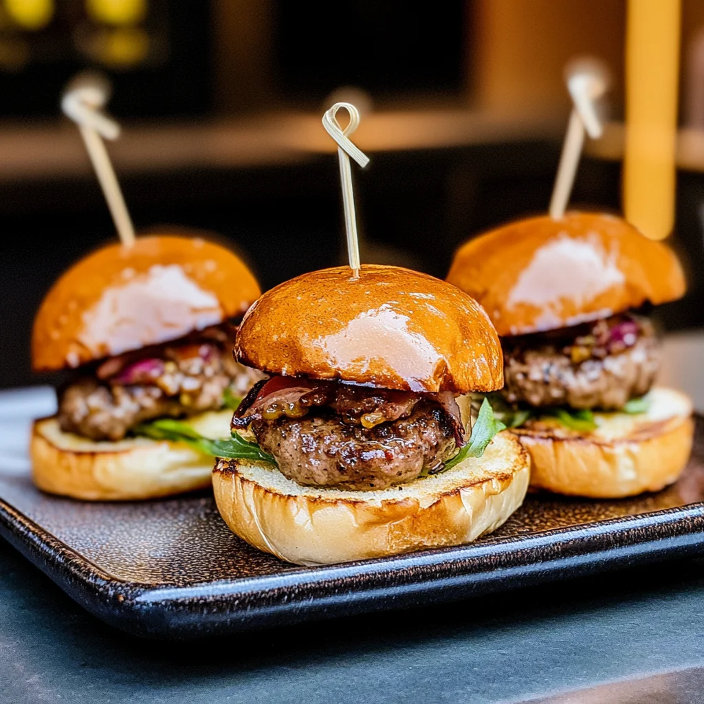 Recipe preparation for Classic Sliders