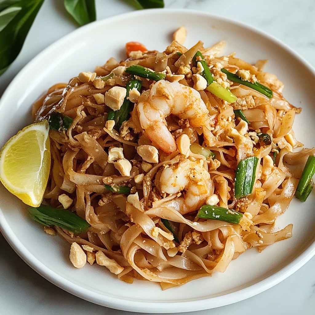 Recipe preparation for Light Thai Pad Thai