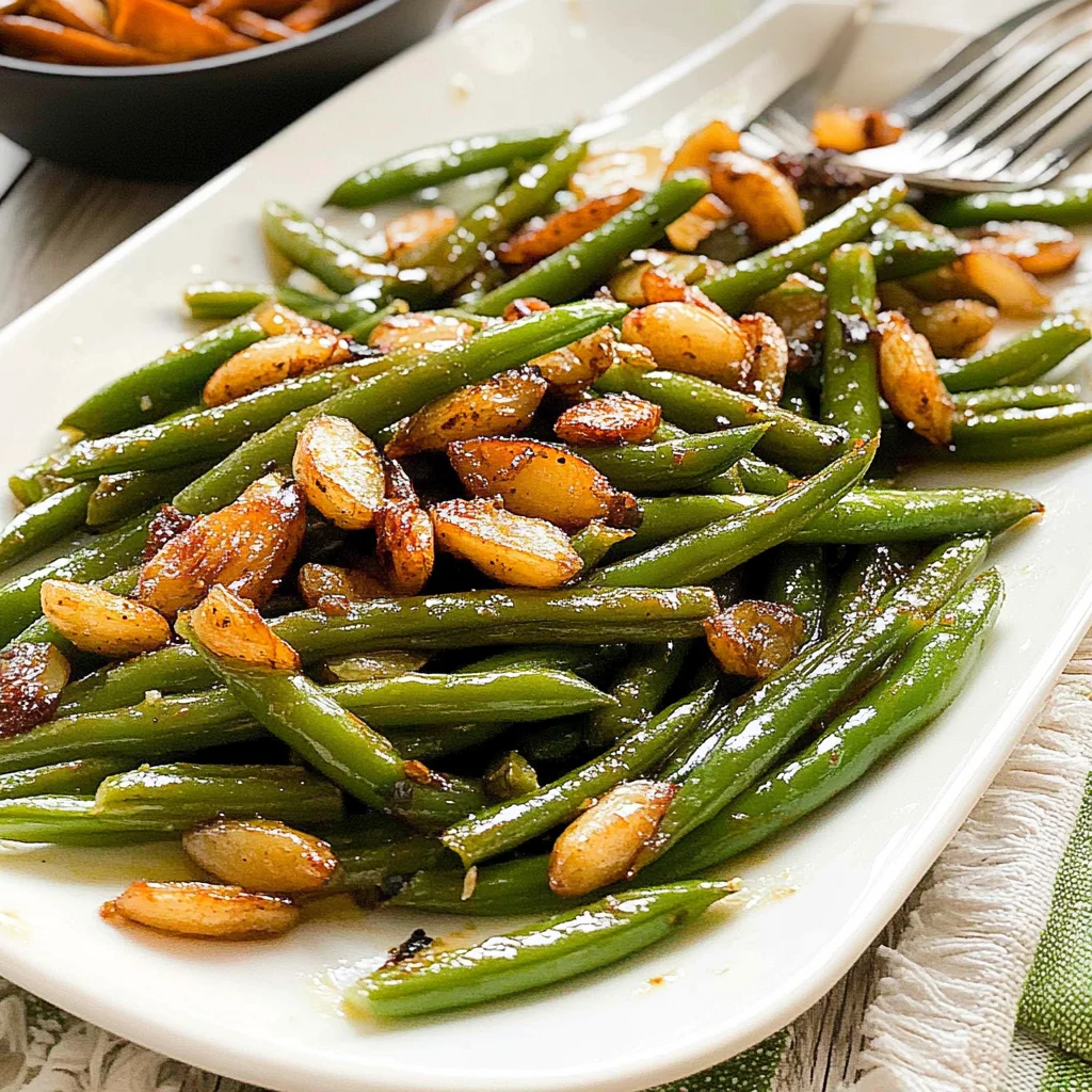 Recipe preparation for Crispy Green Beans