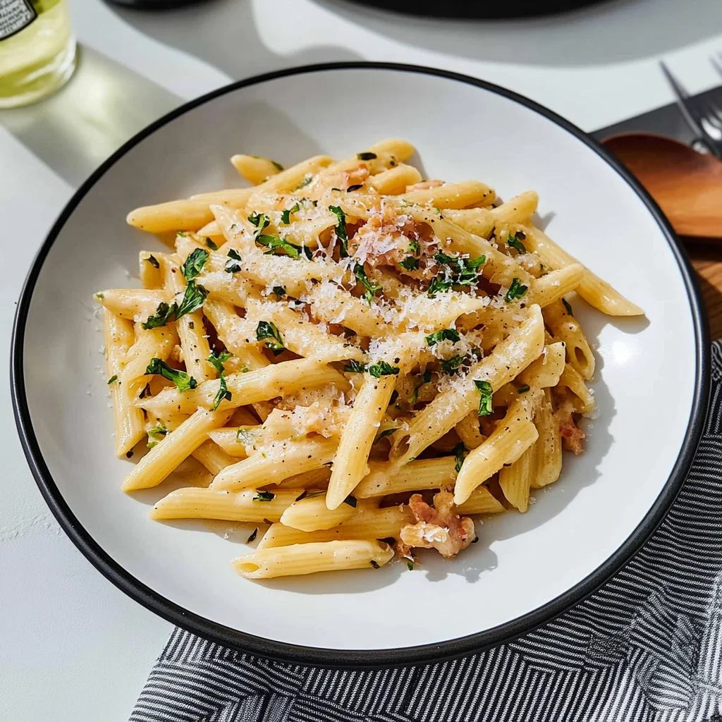 Recipe preparation for Light Pasta Dish