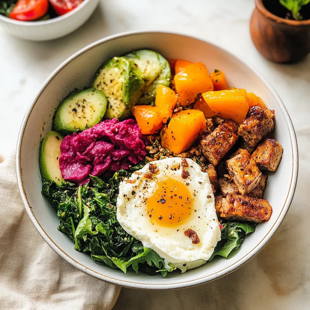 Recipe preparation for Classic Breakfast Bowl