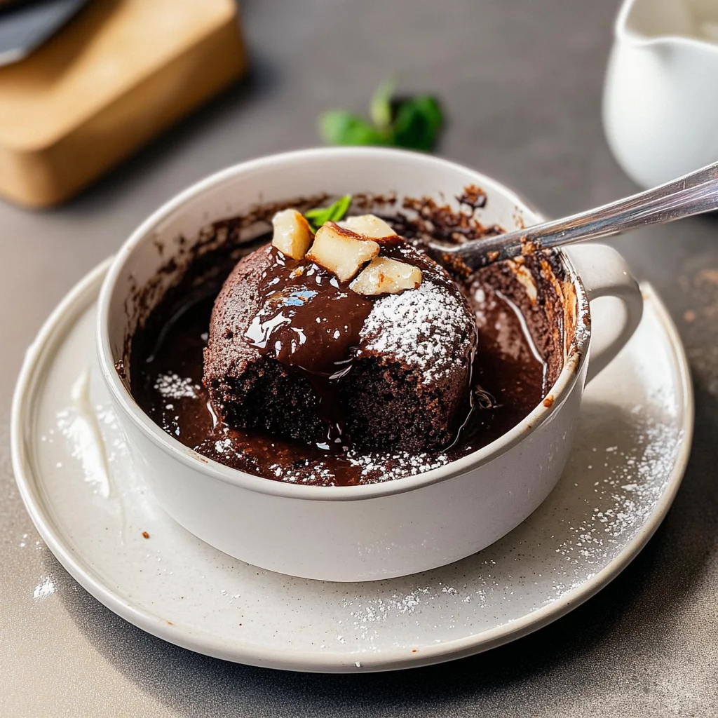 Recipe preparation for Mug Cake