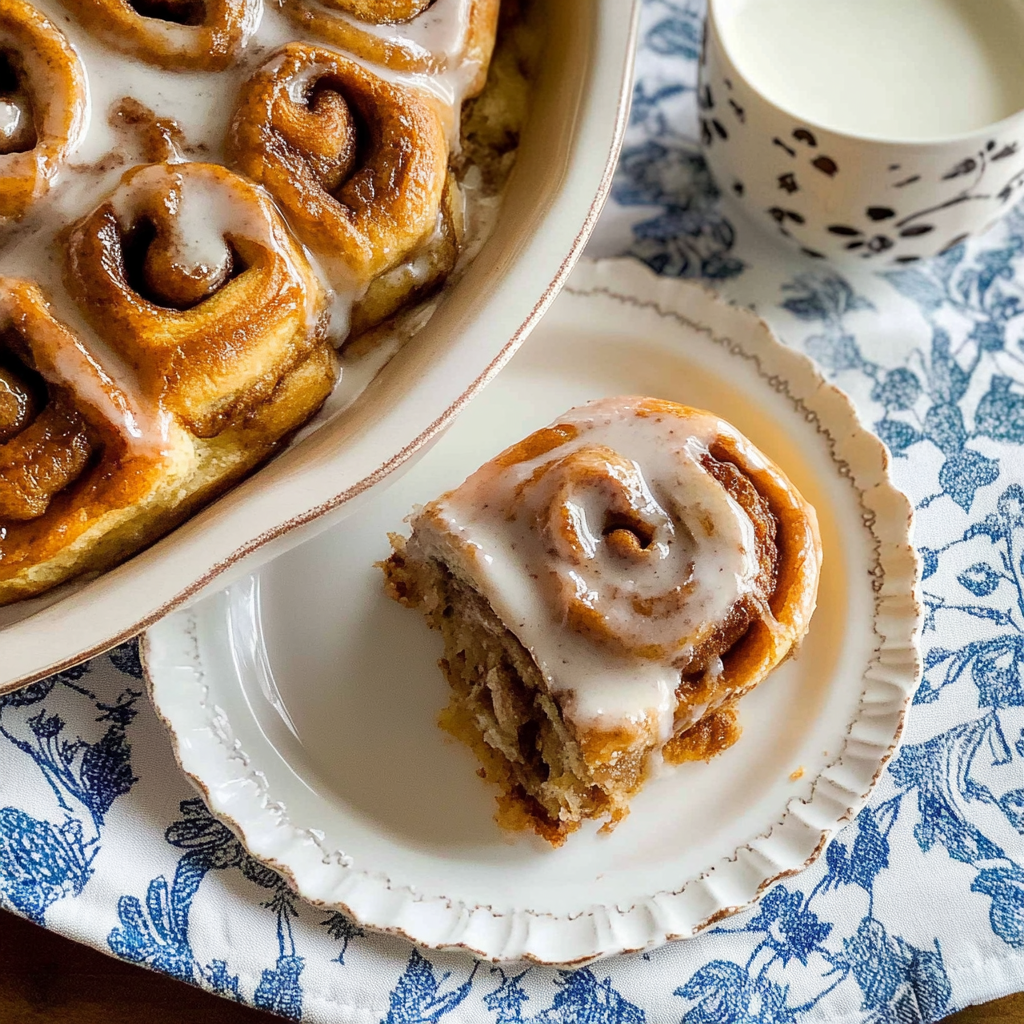 Recipe preparation for cinnamon rolls with heavy cream