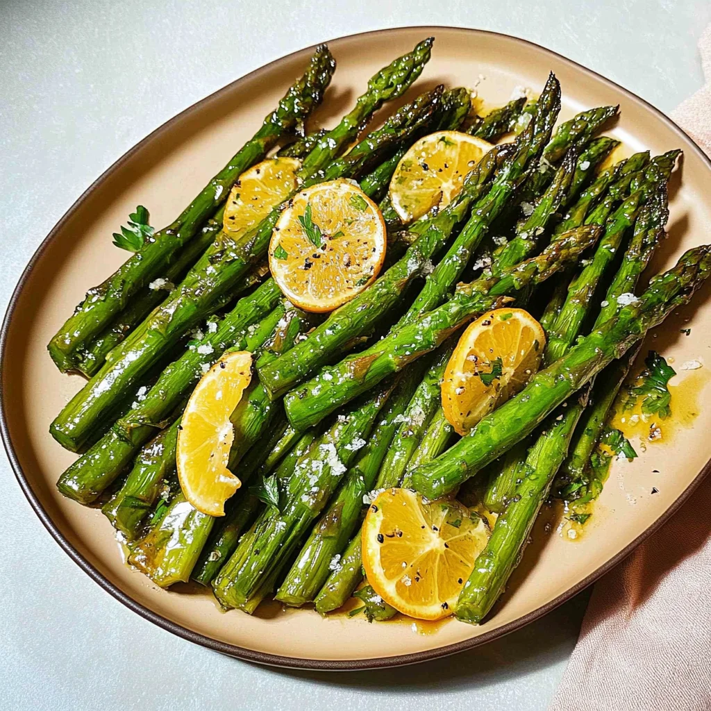 Recipe preparation for Oven Roasted Asparagus