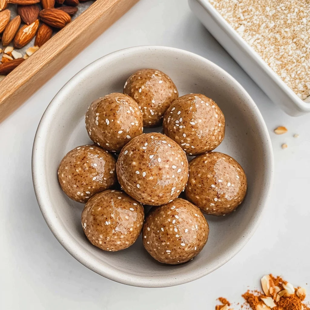 Recipe preparation for Cinnamon Roll Energy Balls